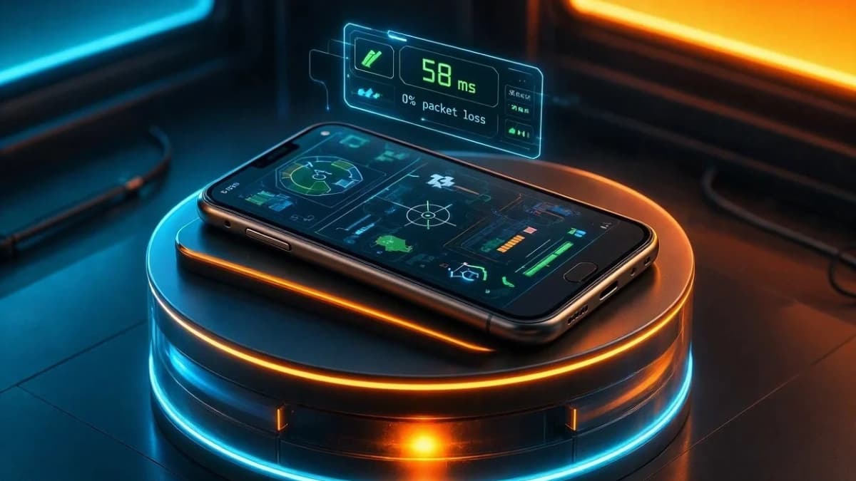 تست پینگ ۵۸ میلی ثانیه و بدون پکت لاس فیلتر شکن اریزو در بازی پابجی و کالاف دیوتی