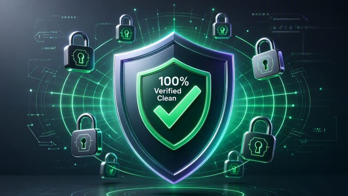 گواهی پایش امنیتی، عدم وجود بدافزار و اسکن ویروس توتال فایل APK فیلتر شکن biubiu vpn