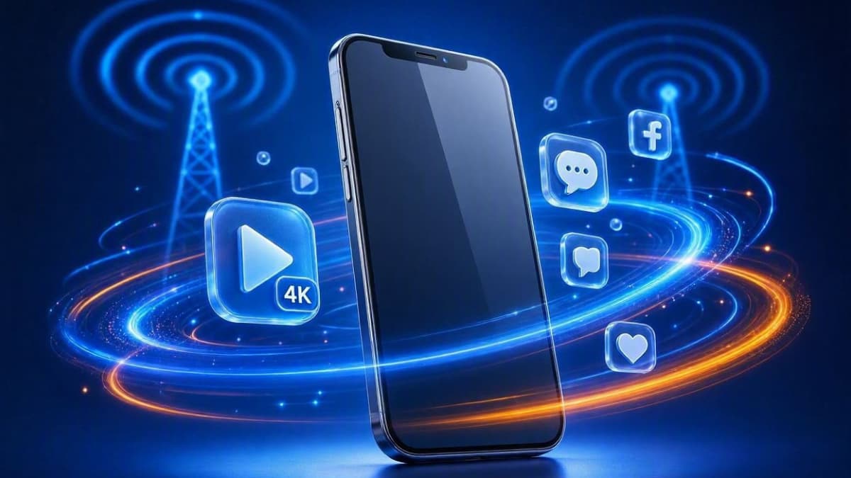 تست سرعت اینترنت ۵G و پخش ویدیوهای باکیفیت با Hey Shield VPN