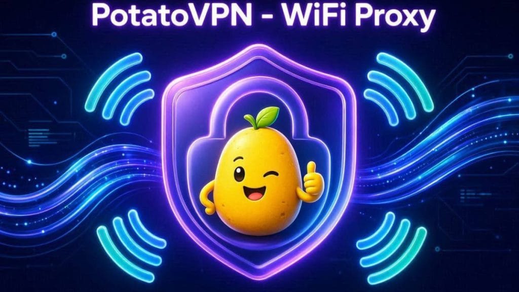 دانلود فیلتر شکن VPN PotatoVPN - WiFi Proxy وی پی ان سیب زمینی