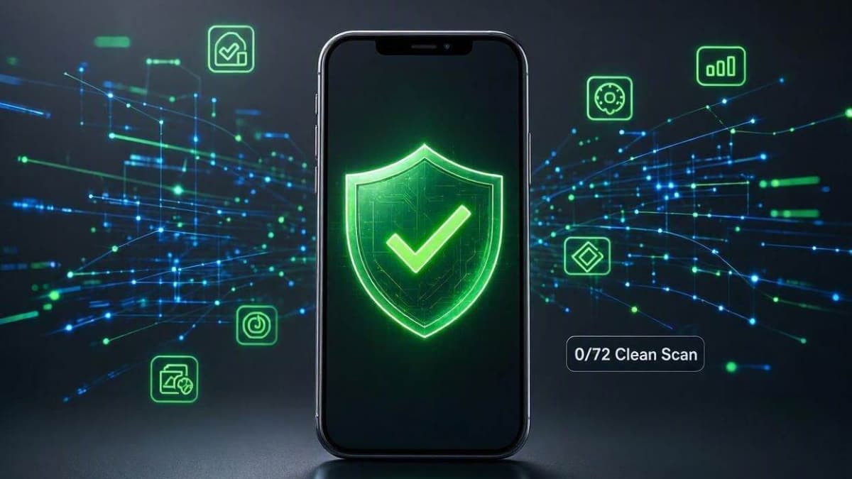 گزارش اسکن امنیتی VirusTotal و آنالیز بدون بدافزار بودن فایل APK فیلتر شکن Tomvpn