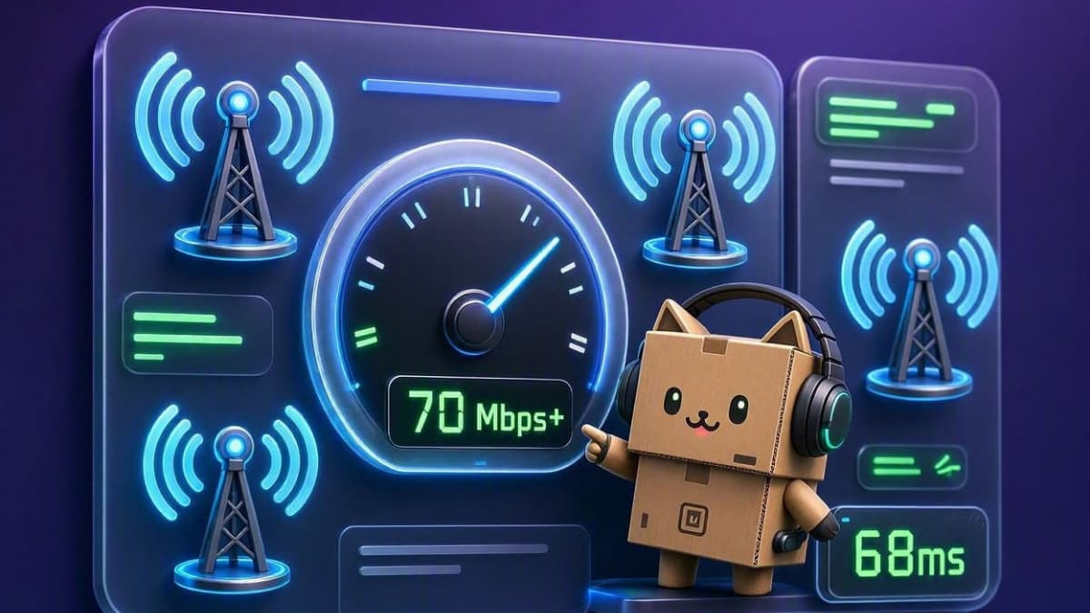 تست سرعت و بنچمارک فیلتر شکن پرسرعت قوی فعال سریع برای ایرانسل از گوگل VPN BOX
