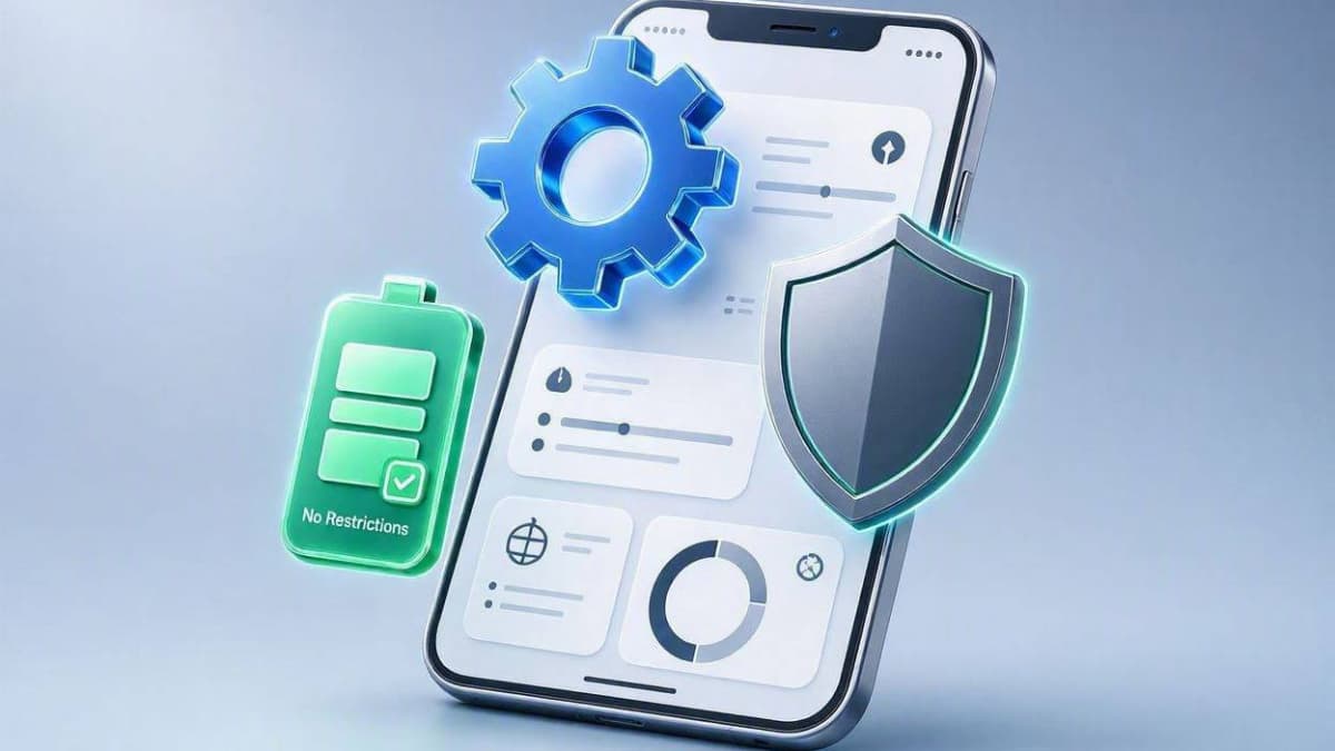 راهنمای تصویری تنظیمات مدیریت باتری No Restrictions و پاکسازی APN برای رفع قطعی VPN در شیائومی و سامسونگ