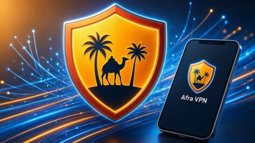 لوگوی رسمی و مشخصات فیلتر شکن Afra VPN برای اندروید