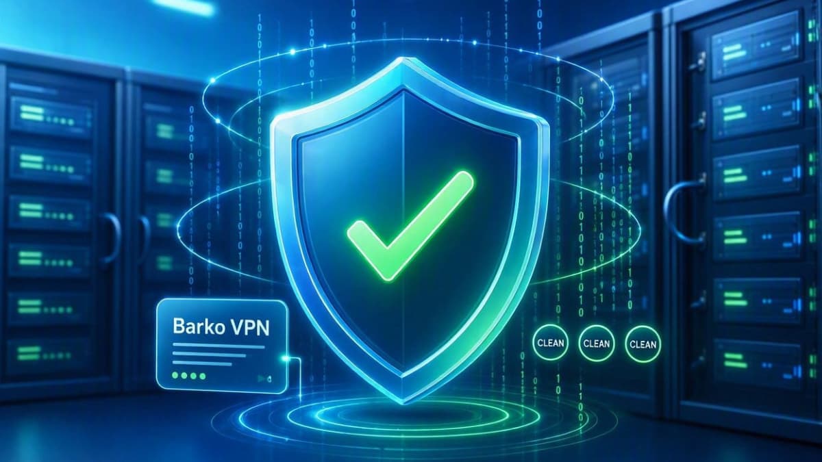 تست امنیت و آنالیز VirusTotal فایل APK فیلتر شکن بارکو