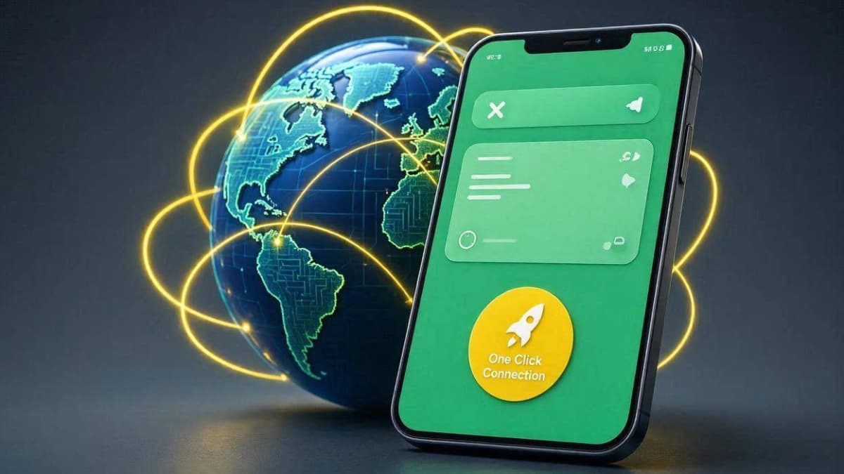 آموزش اتصال یک کلیکی و سریع در فیلترشکن Fortress VPN
