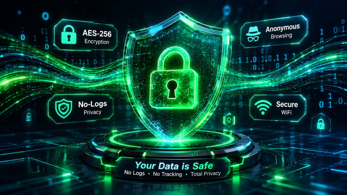 سپر امنیتی ۳D و قفل رمزنگاری شده جهت تایید سیاست عدم ثبت لاگ در Guru VPN