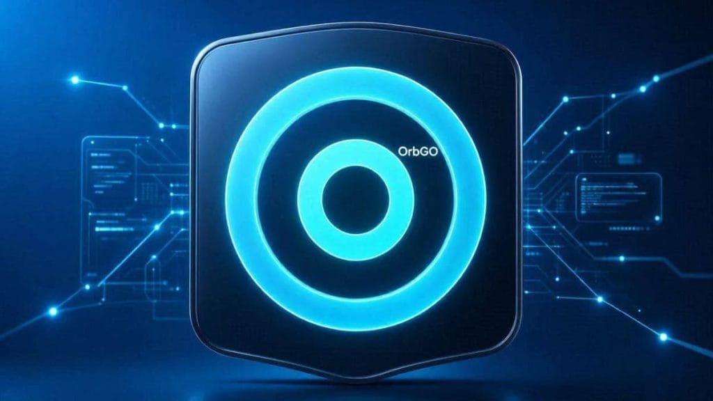 لوگوی رسمی و رابط کاربری فیلتر شکن قوی و پرسرعت OrbGO VPN برای اندروید