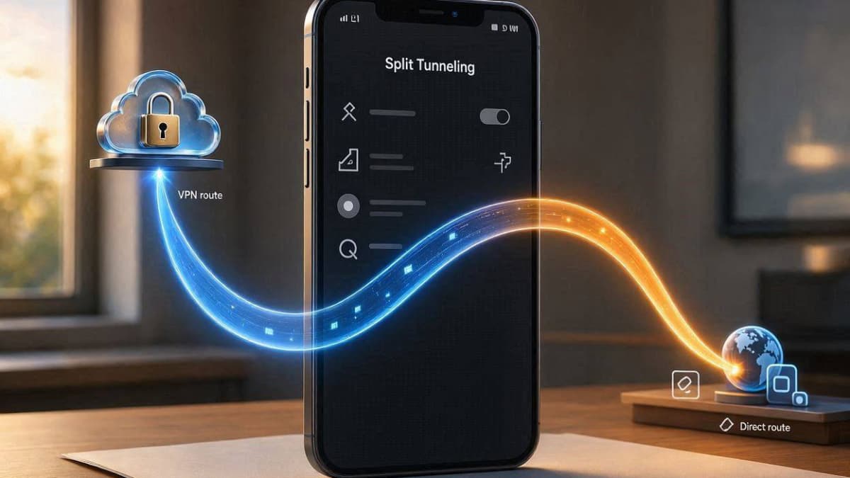 آموزش تنظیمات Split Tunneling در VPN biubiuVPN apk نسخه جدید برای همراه بانکها
