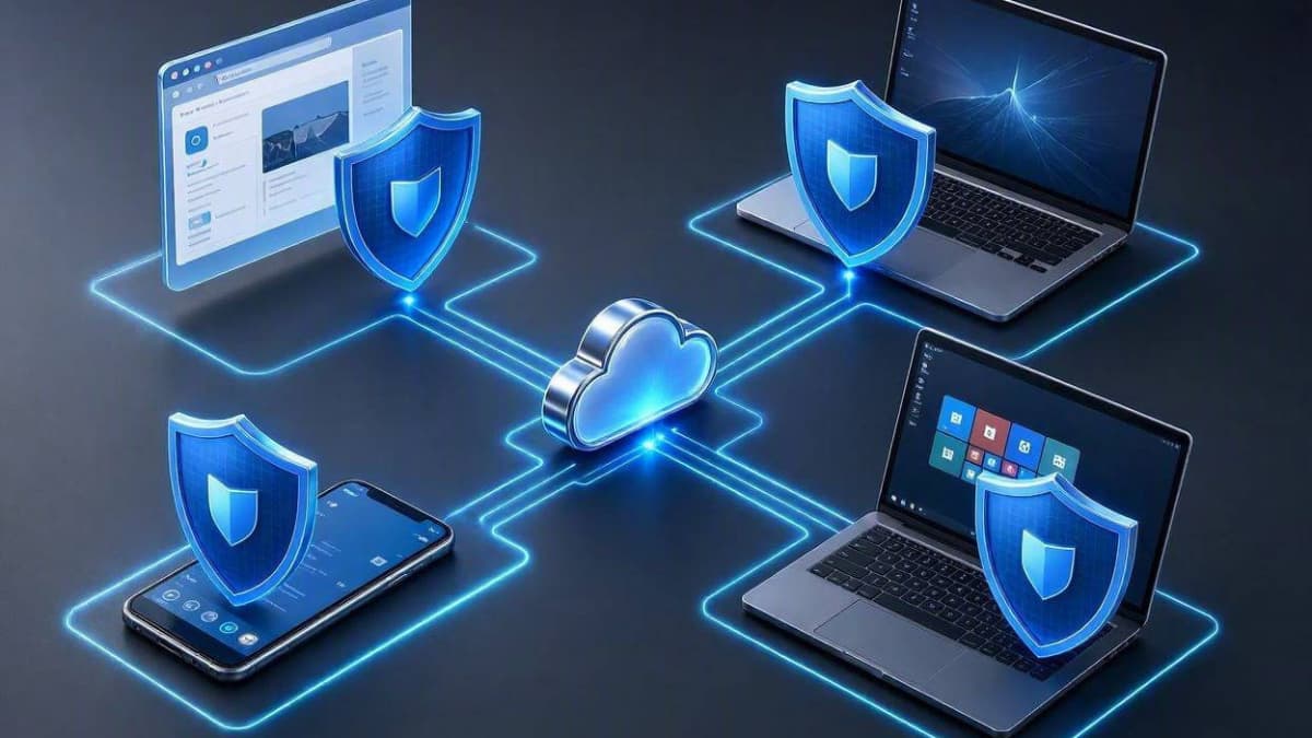 اینفوگرافیک اتصال متمرکز و چندسکویی SULVPN روی اندروید ویندوز و مک