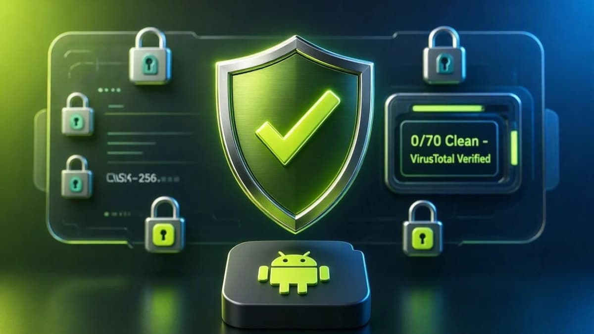 گواهی اسکن امنیتی VirusTotal و تاییدیه 0/70 Clean فایل APK برای دانلود فیلتر شکن ایرانسل با لینک مستقیم