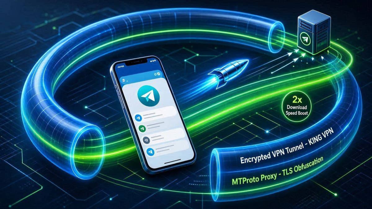 آموزش تصویری تکنیک تلفیق پروکسی و فیلتر شکن برای افزایش سرعت دانلود در تلگرام