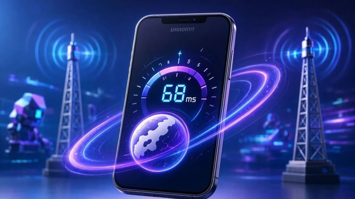 تست سرعت و بنچمارک واقعی پینگ Galaxy VPN در بازی پابجی موبایل