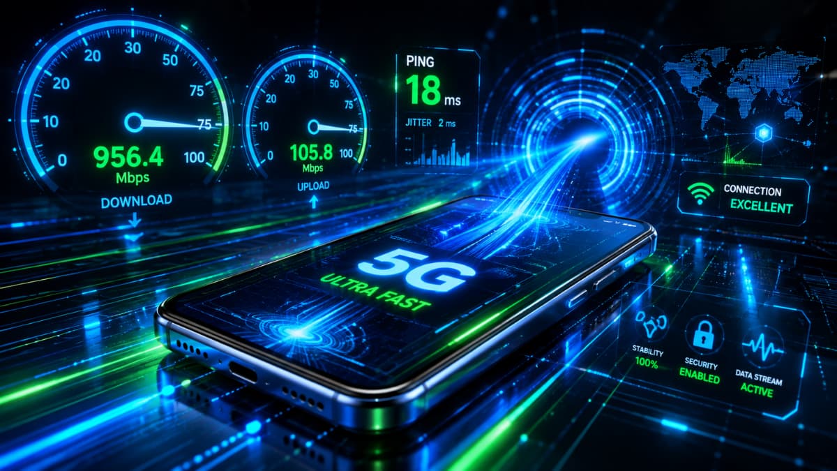 تست سرعت فیلتر شکن GorgiVPN روی همراه اول و ایرانسل