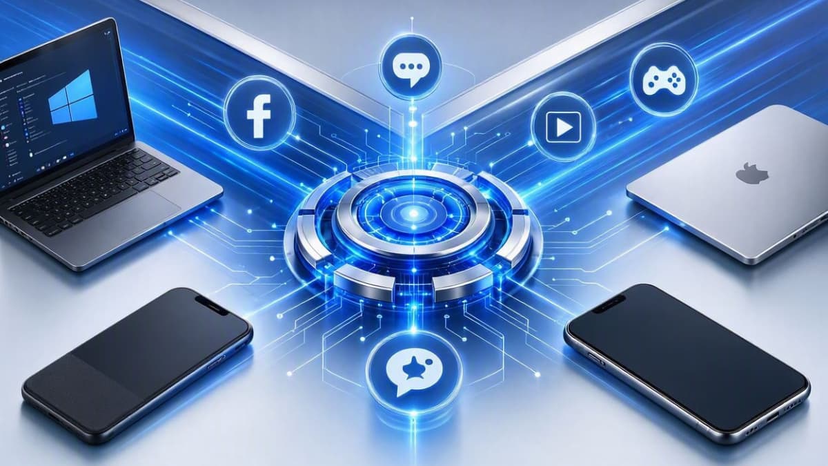 پشتیبانی چندپلتفرمی JumpJumpVPN برای اندروید سامسونگ آیفون و ویندوز