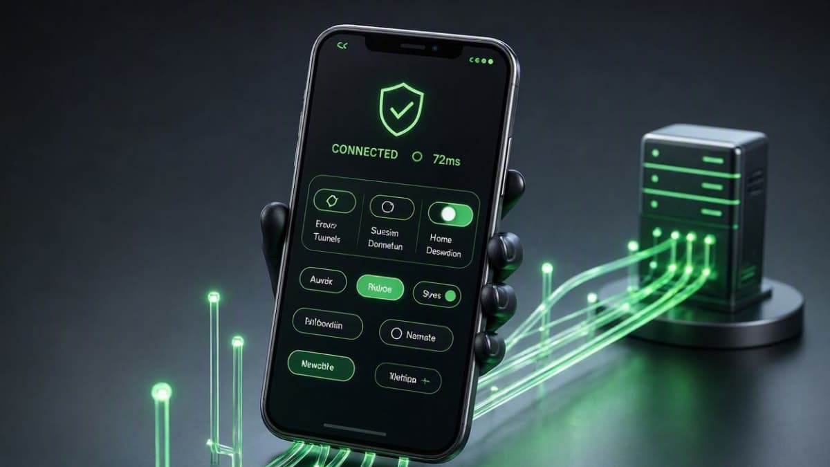 اینفوگرافیک آموزش تنظیمات Split Tunneling در فیلتر شکن TYTAN VPN برای رفع مشکل پینگ پابجی