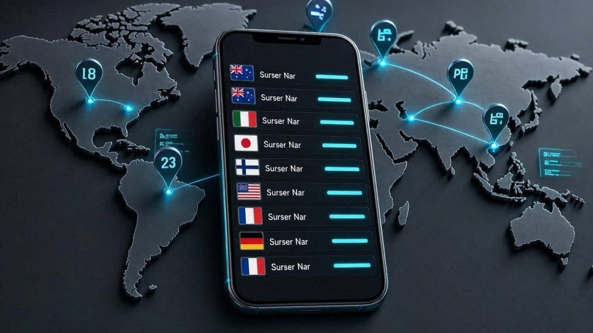 لیست سرورهای بین‌المللی و کاهش پینگ در فیلترشکن VPN GO