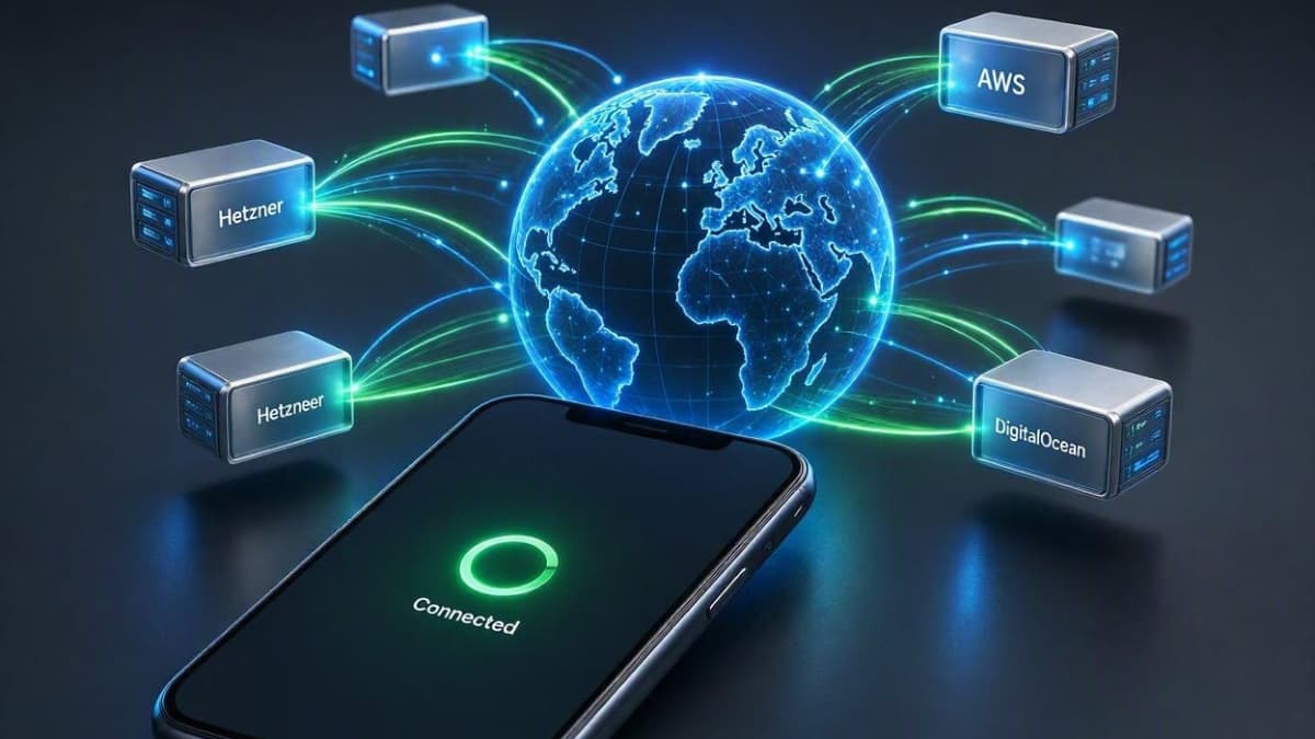اتصال سرورهای ابری و پروتکل V2ray در فیلتر شکن پرسرعت زاها Zaha VPN