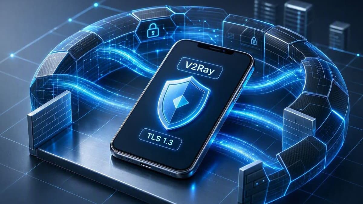 معماری رمزنگاری و تونل امنیتی V2Ray در فیلتر شکن Lima VPN