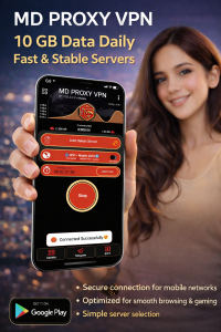 اسکرین شات دکمه اتصال فیلترشکن همراه اول جدید قوی رایگان و تنظیمات برنامه