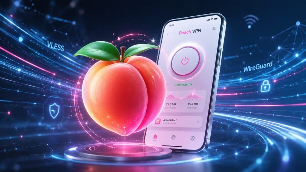 تصویر شاخص فیلتر شکن Peach VPN نسخه جدید برای اینستاگرام