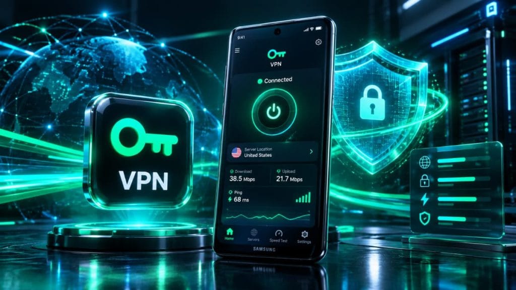 دانلود فیلتر شکن قوی و پرسرعت برای سامسونگ رایگان به همراه آیکون Secure VPN