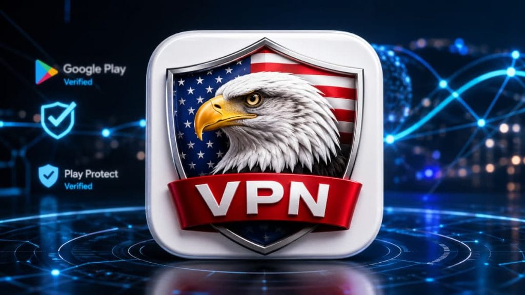 دانلود فیلتر شکن قوی و پرسرعت آمریکا USA VPN برای اندروید از گوگل پلی