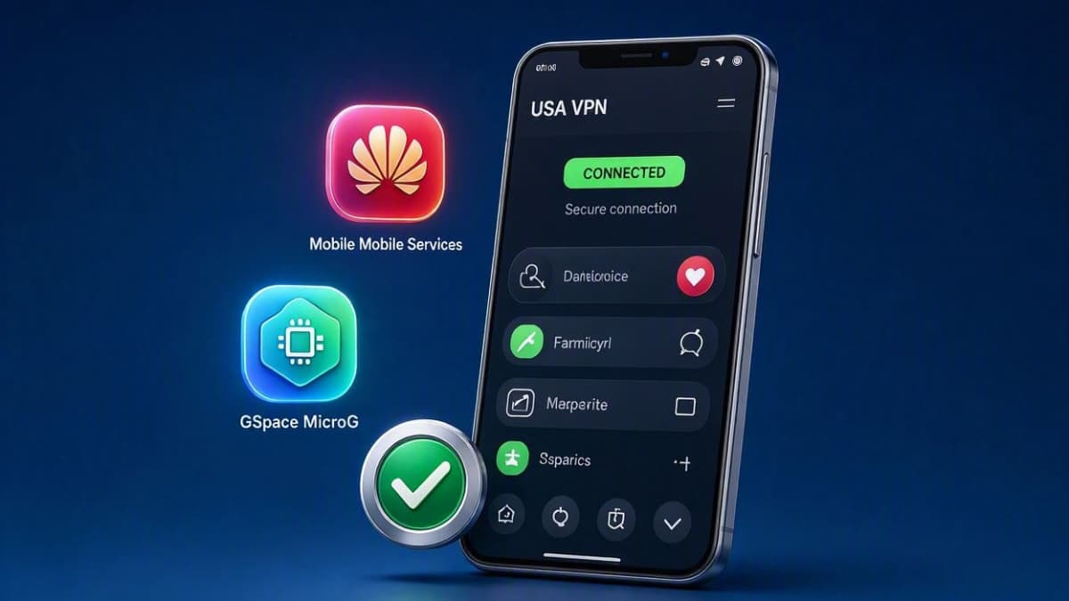 راهنمای نصب و راه اندازی فیلتر شکن USA VPN روی گوشی های هواوی بدون خدمات گوگل