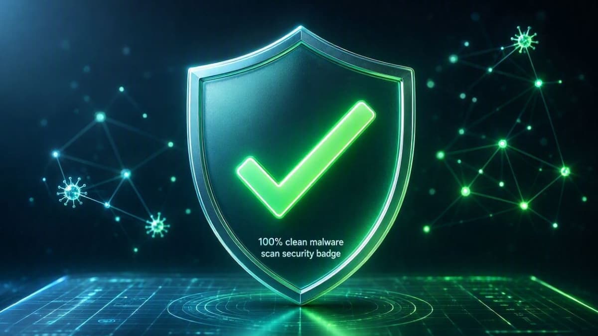 گواهی اسکن امنیت و عدم وجود بدافزار در فایل Maple VPN APK