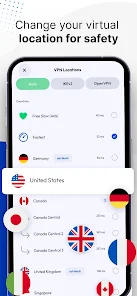 لیست سرورهای جهانی در فیلتر شکن جدید VPN 111 با پینگ پایین برای اینستاگرام و یوتیوب