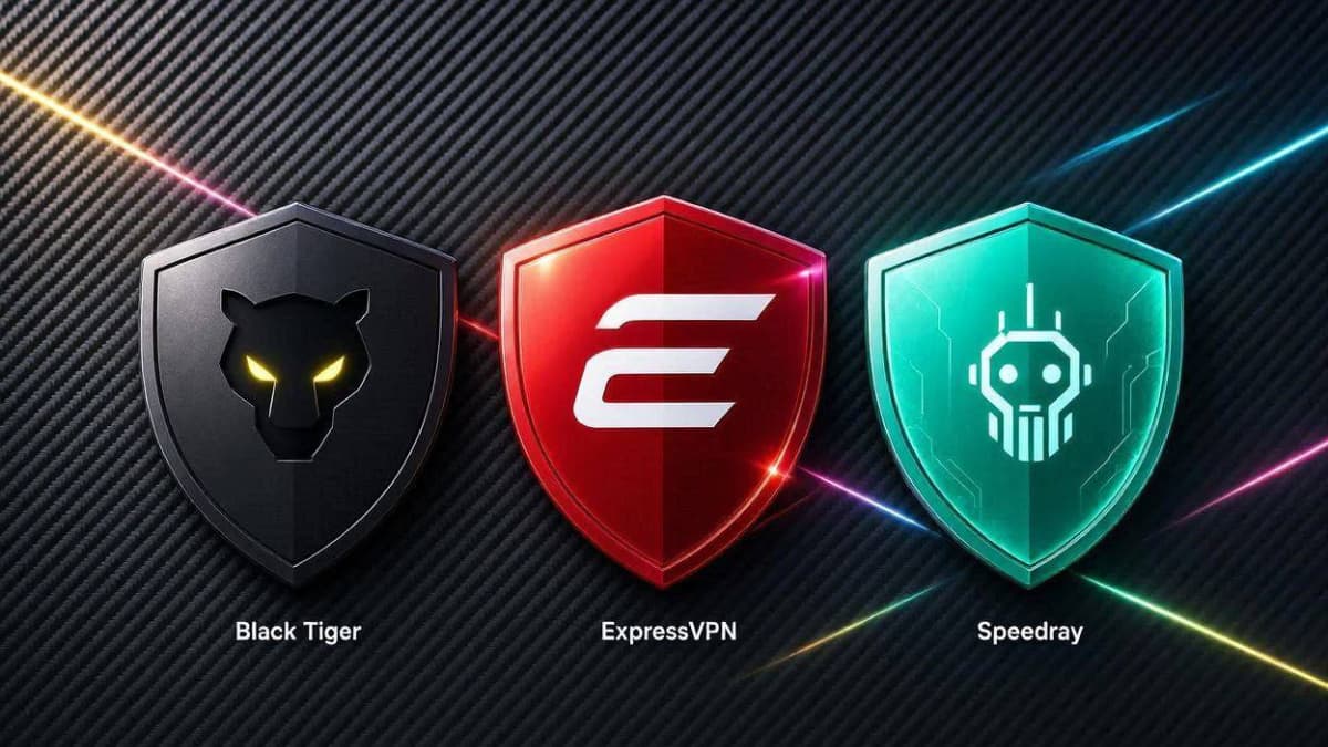 جدول مقایسه فیلتر شکن ببر سیاه با ExpressVPN و Speedray