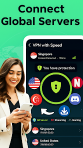 لیست سرورهای پرسرعت و قوی فیلترشکن VPN Fast Private برای گوشی های نسل جدید بازار