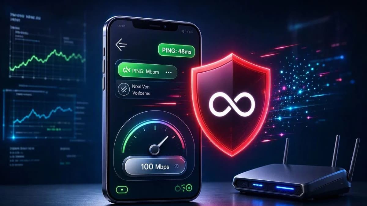 تست پینگ گیمینگ پابجی و سرعت پهنای باند فیلتر شکن قوی xTUN VPN روی همراه اول