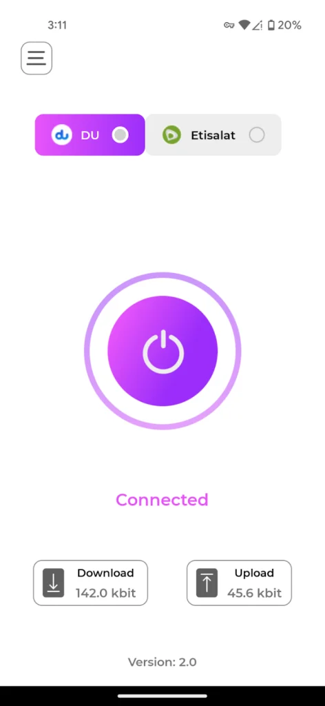 اتصال موفق با یک کلیک فیلتر شکن قوی VPN لینک مستقیم رایگان برای اندروید روی همراه اول و ایرانسل