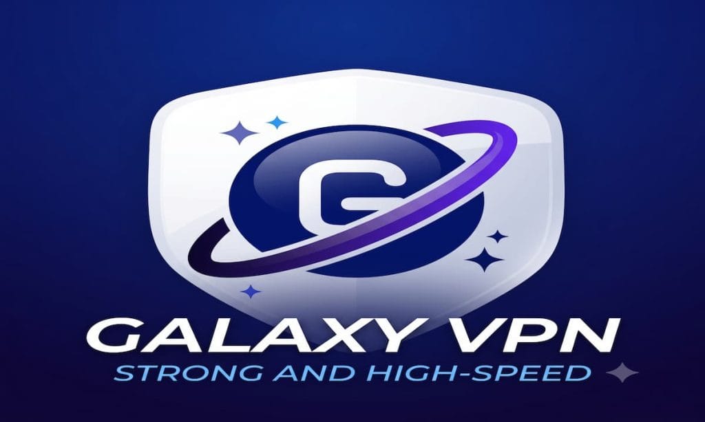 آیکون رسمی اپلیکیشن فیلتر شکن قوی و پرسرعت Galaxy برای سامسونگ با نماد سپر حفاظتی و سیاره گلکسی