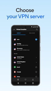 لیست سرورها و بیش از ۱۱۵ موقعیت مکانی مجازی در نسخه پرمیوم فیلتر شکن Hotspot Shield