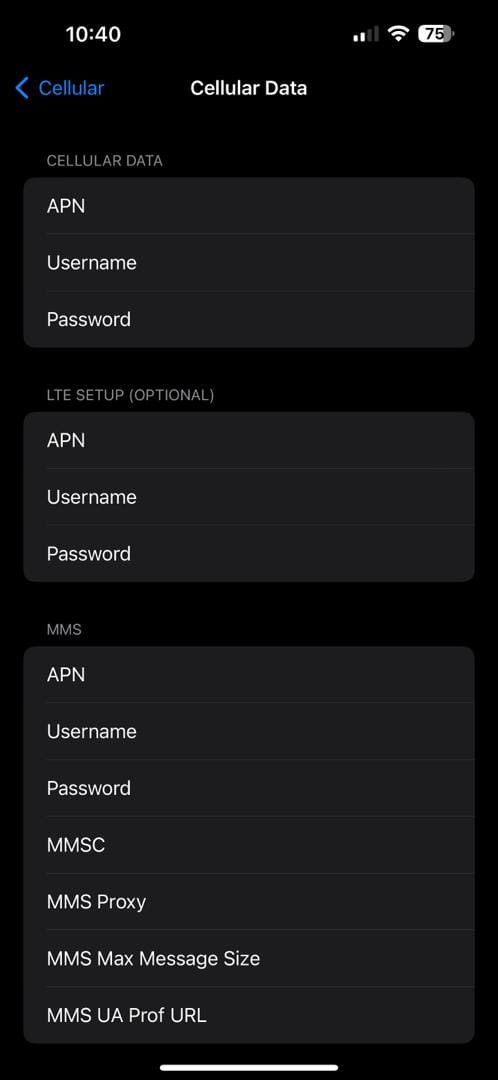 آموزش تصویری تغییر پروتکل APN سیمکارت ایرانسل به IPv4 برای رفع خطای فیلترشکن