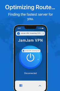 صفحه اتصال موفق و فعال فیلتر شکن قوی و پرسرعت جام جم در گوشی سامسونگ