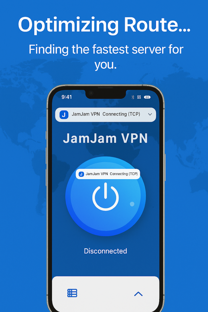 صفحه اتصال موفق و فعال فیلتر شکن قوی و پرسرعت جام جم در گوشی سامسونگ