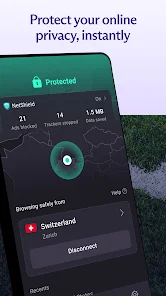 محیط کاربری برنامه و اسکرین شات اتصال موفق فیلتر شکن قوی و بدون قطعی برای اندروید همراه اول با یک کلیک