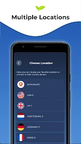 لیست سرورهای پرسرعت جهانی و کشورهای مختلف در برنامه Seed VPN برای اندروید پایین و جدید