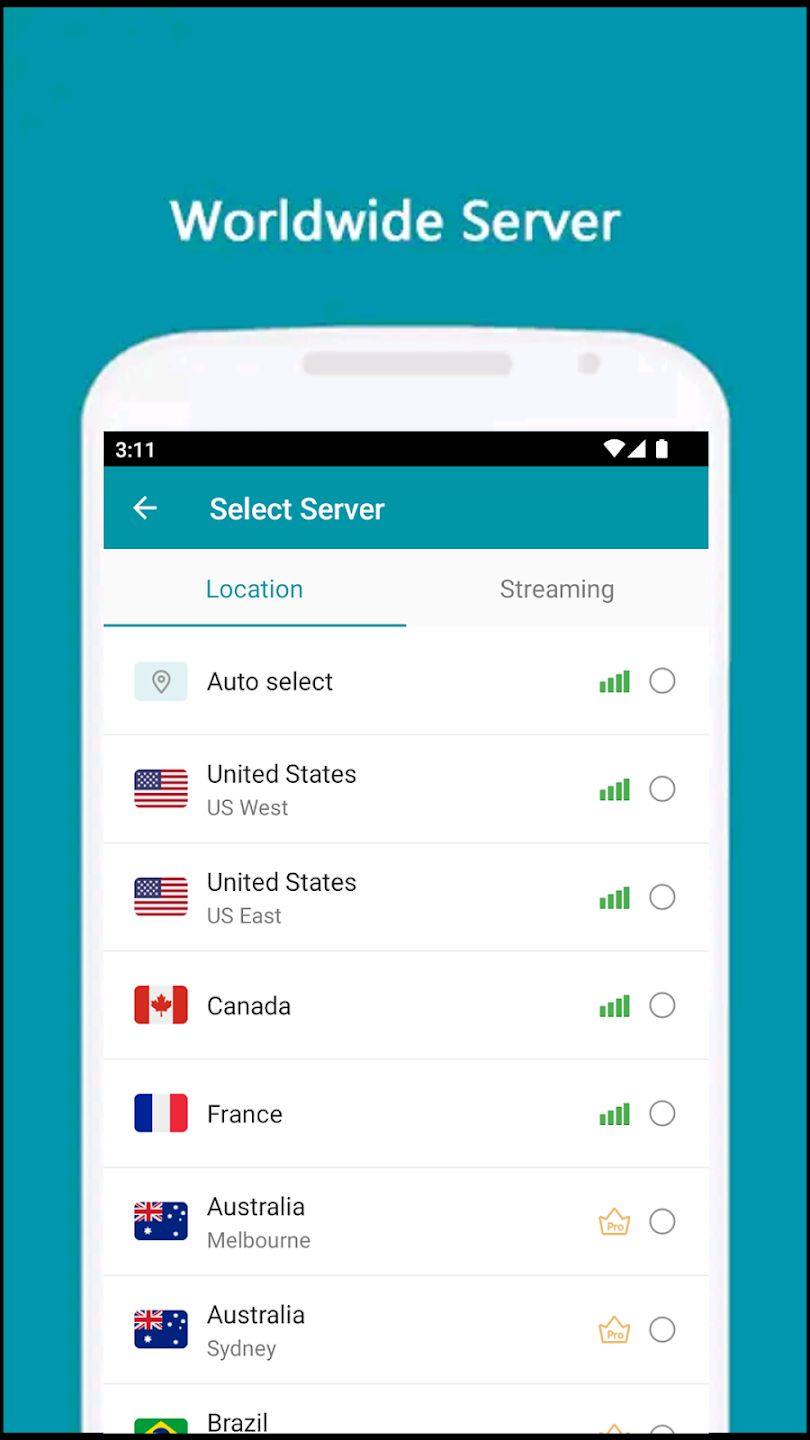 لیست سرورهای ابری، پرسرعت و رایگان فیلتر شکن قوی Thunder VPN در آمریکا، اروپا و آسیا.