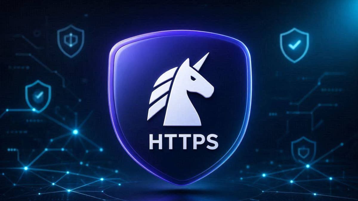 لوگوی رسمی برنامه Unicorn HTTPS - سریعترین ابزار ضد انسداد و رفع فیلتر بدون افت سرعت