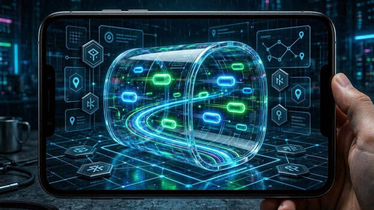 نمایش مفهومی پروتکل WireGuard و رمزنگاری سرتاسری ترافیک در ابزارهای شبکه اندروید