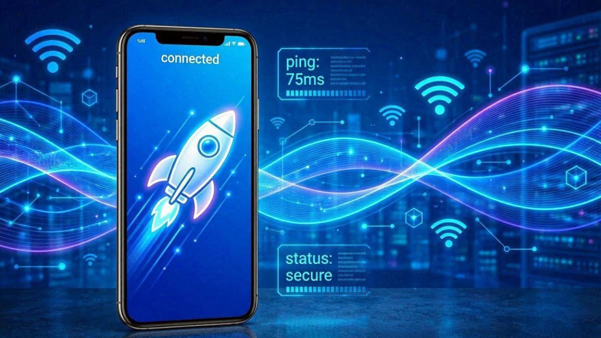 وضعیت اتصال موفق و لود شبکههای اجتماعی با فیلتر شکن قوی جدید Bear VPN