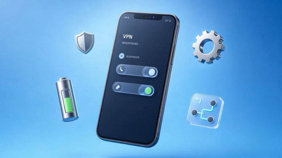 تنظیمات درون برنامه‌ای تخصصی Blue VPN برای همراه اول و ایرانسل