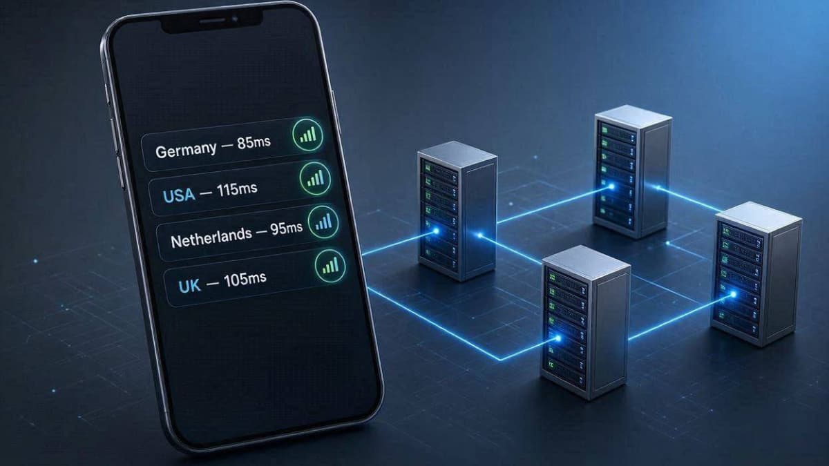 لیست سرورهای پرسرعت و پینگ پایین فیلتر شکن Maple VPN روی همراه اول