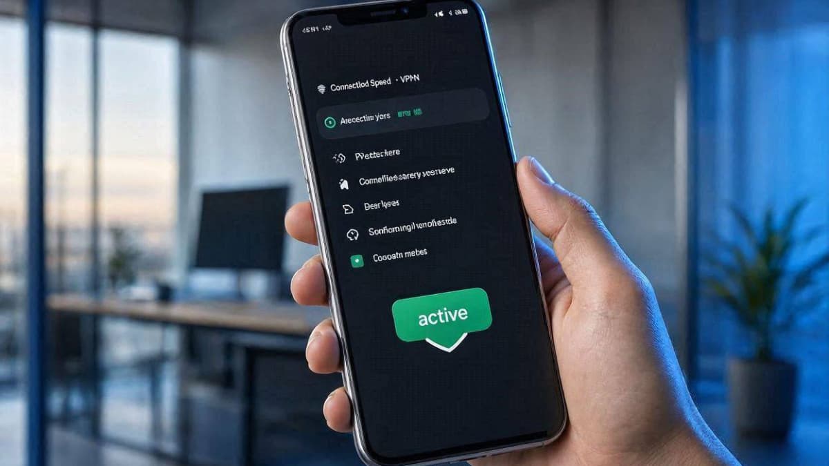 تست اتصال فیلتر شکن پرسرعت قوی اندروید روی گوشی سامسونگ