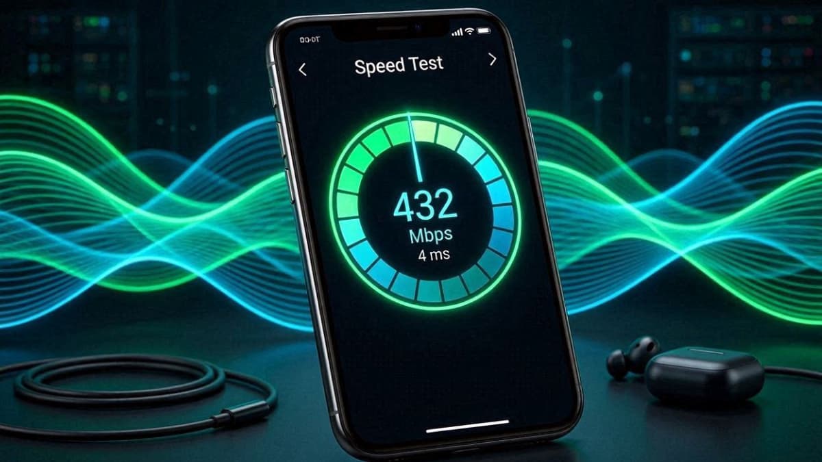 تست سرعت و نمودار پایداری فیلتر شکن T VPN روی اپراتورهای همراه اول و ایرانسل