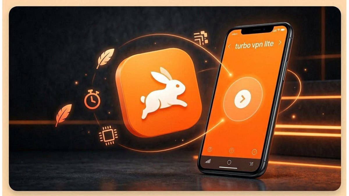 دانلود فیلتر شکن Turbo VPN Lite نسخه کم حجم خرگوش نارنجی برای اندروید قدیمی